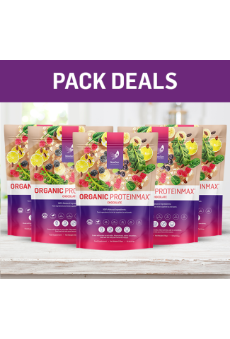 5 x Organic ProteinMax (Chocolate) Family Pack - Discounted pack!